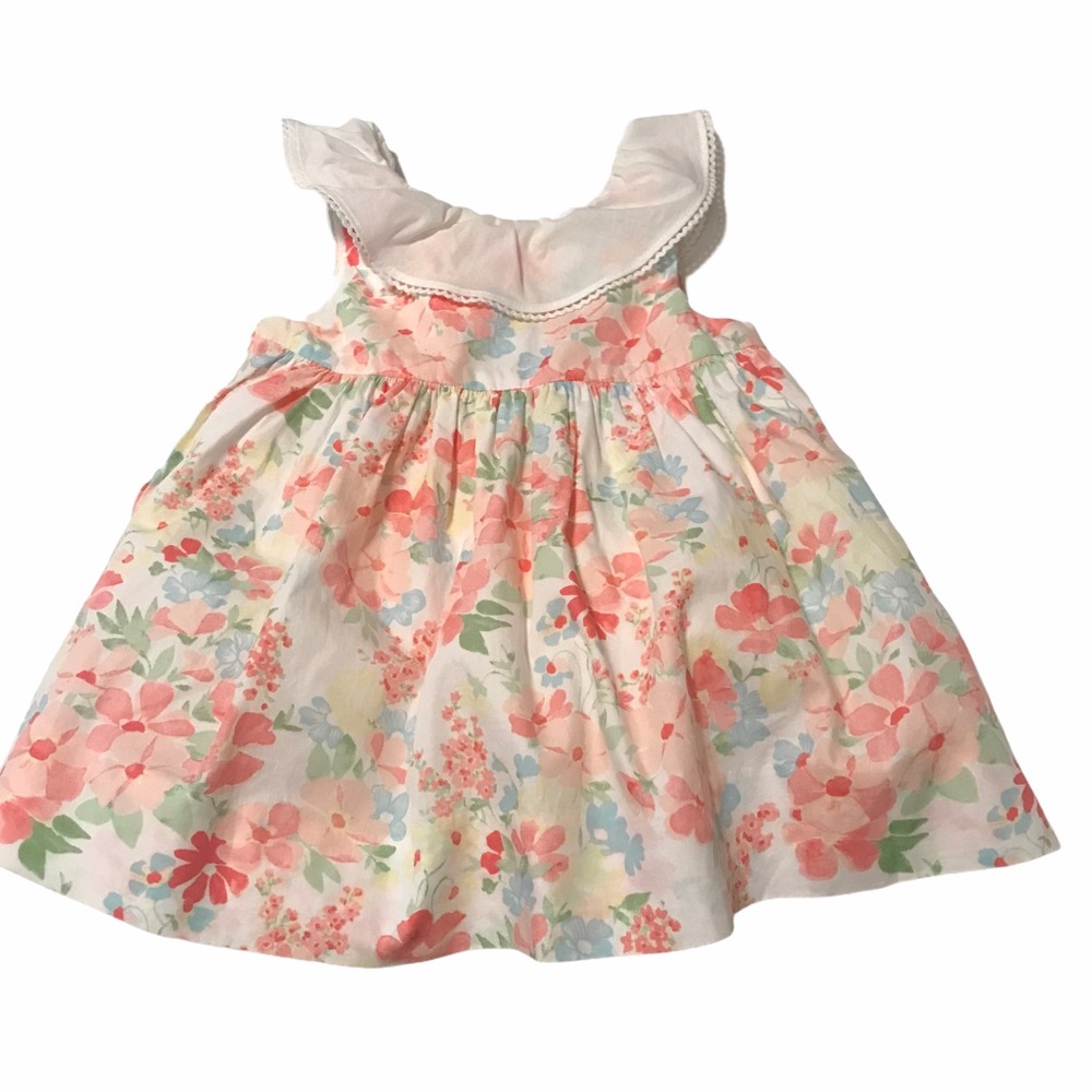 Janie and Jack 3-6 month floral dress EUC